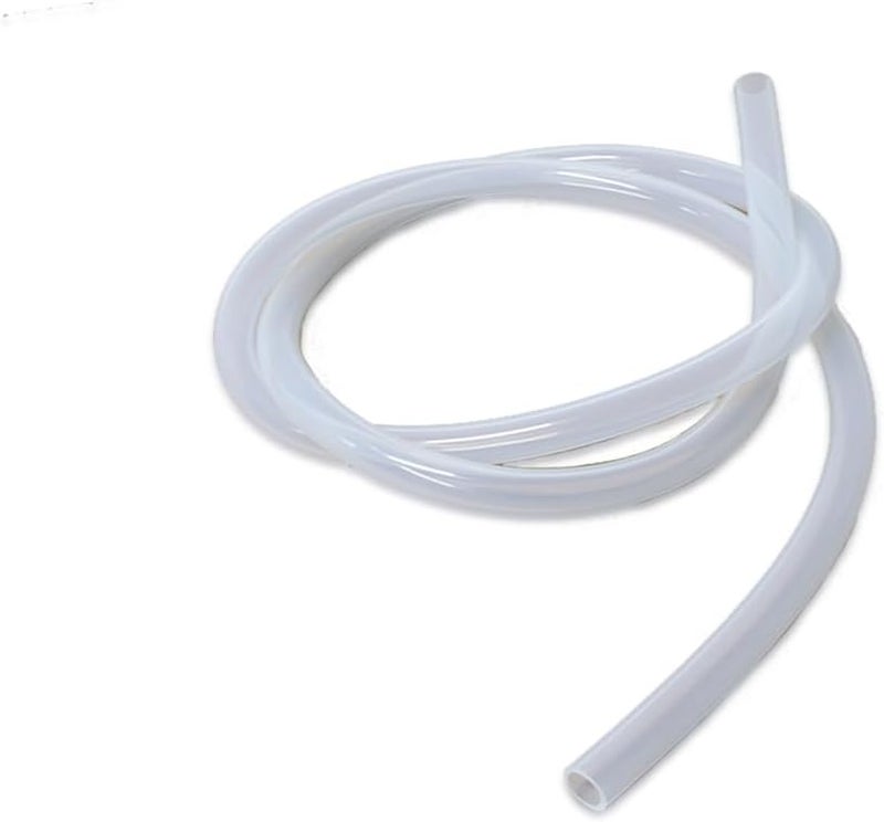 I33T أنبوب سيليكون، 1/8" (3mm) قطر داخلي x 3/16" (5mm) قطر خارجي أنبوب غذائي عالي الحرارة أنبوب سيليكون نقي مرن بطول 3.3 قدم (1م) (نقي) - Image 1
